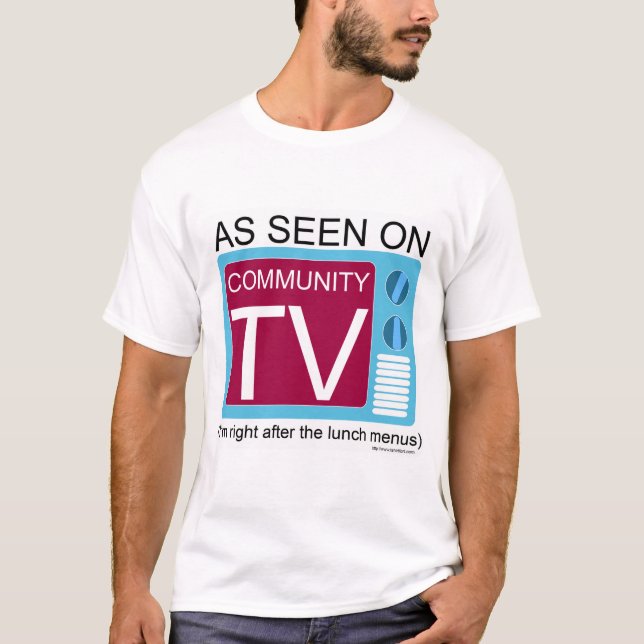 Camiseta Funny Community TV Classic Motto (Anverso)