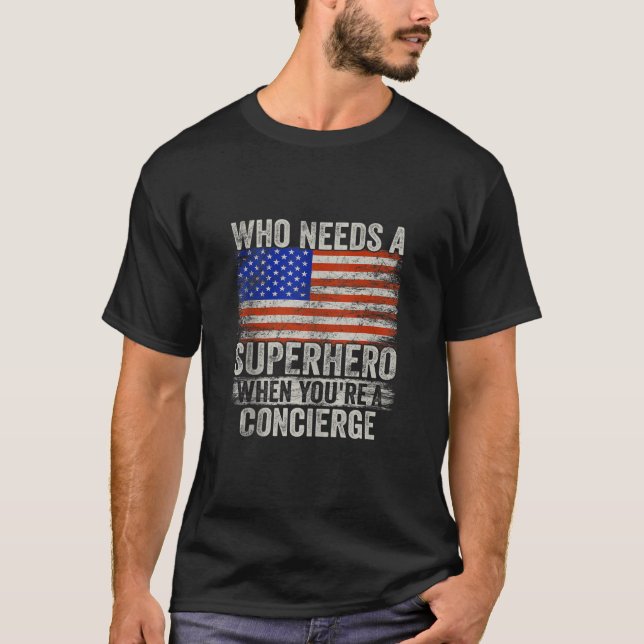 Camiseta Funny Computer Technier Superhero Vintage Tee Fo (Anverso)