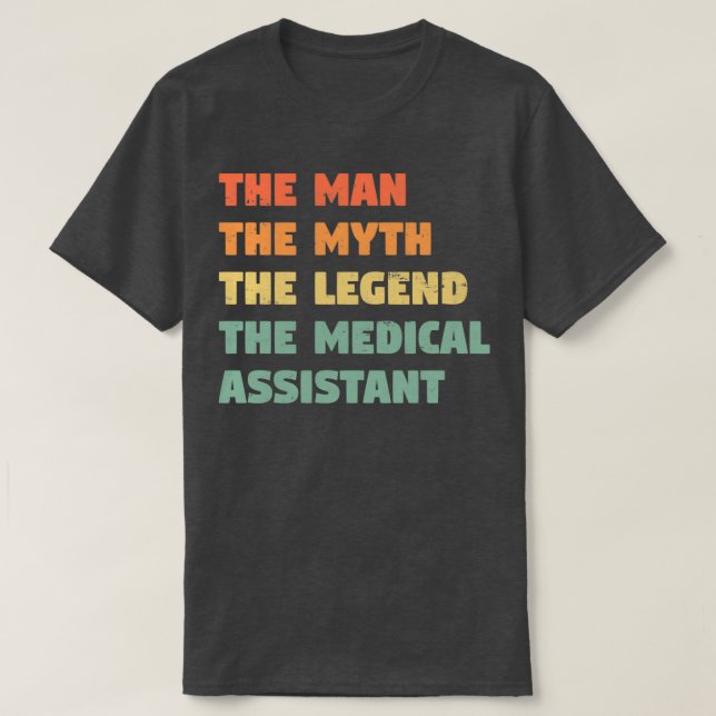 Camiseta Funny con el asistente médico (Diseño del anverso)