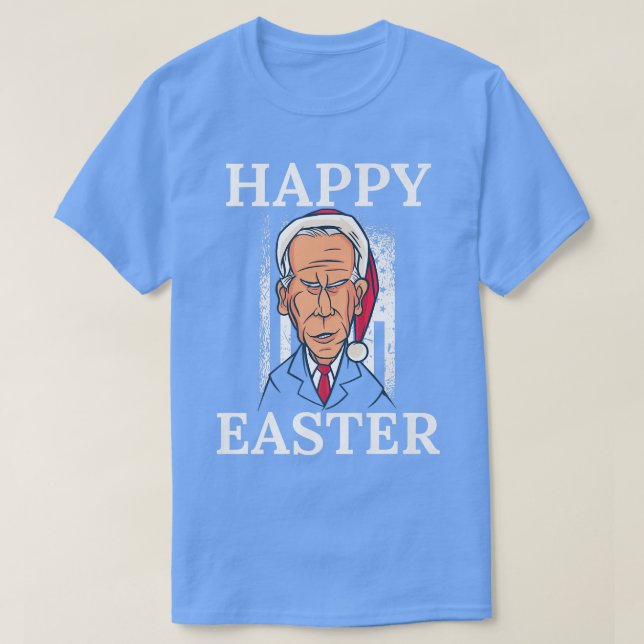 Camiseta Funny Confused Joe Biden Christmas Holiday Happy E (Diseño del anverso)