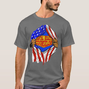 Camiseta Funny consejero de salud mental Hero Job