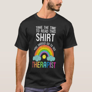 Camiseta Funny Consejero de Salud Mental Therapist Apparthi