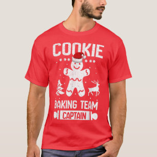 Camiseta Funny Cookie Baking Team Captain Gingerbread Chris
