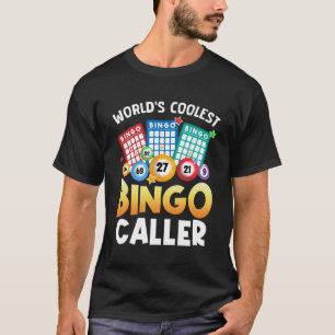 Camiseta Funny Coolest Bingo Caller Gamblgo Jugador G