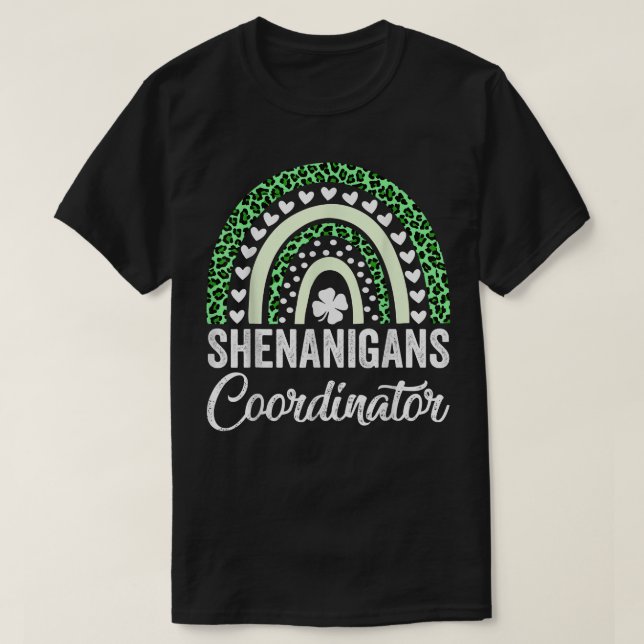 Camiseta Funny coordinadora de Shenanigans St Patrick's Day (Diseño del anverso)
