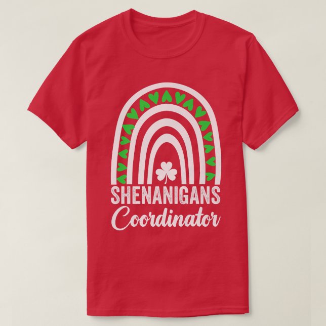 Camiseta Funny coordinadora de Shenanigans St Patrick's Day (Diseño del anverso)