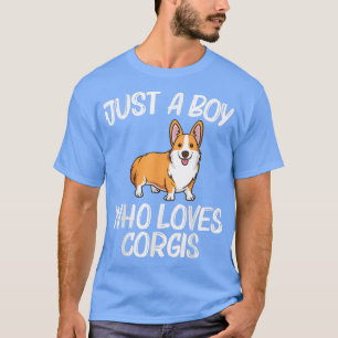 Camiseta Funny Corgi Art For Boys Kids Welsh Corgi Dog Anim