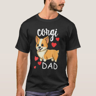 Camiseta Funny Corgi Dad Fathers Day Dog Mascota
