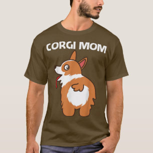 Camiseta Funny Corgi Design For Mom Mother Pet Dog Animal D