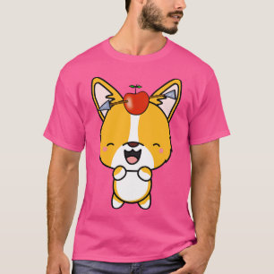 Camiseta Funny Corgi Está Jugando A William Tell Con Una Ap