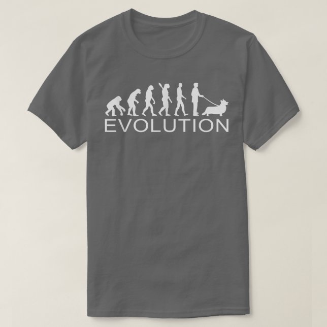 Camiseta Funny Corgi Evolution men women gift  (Diseño del anverso)