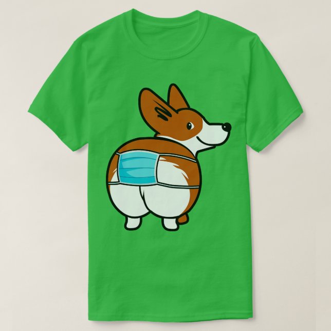 Camiseta Funny Corgi Face Mask (Diseño del anverso)