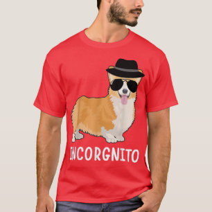 Camiseta Funny Corgi Incorgnito Perro Lover