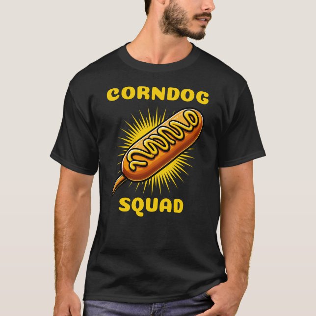 Camiseta Funny Corndog Squad Corn Dog Lover (Anverso)