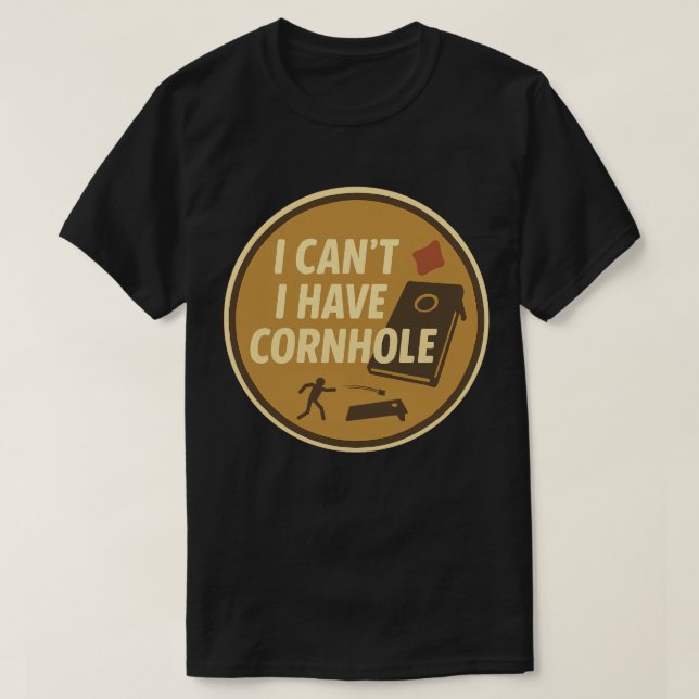 Camiseta Funny Cornhole Game Enthusiast Graphic (Diseño del anverso)