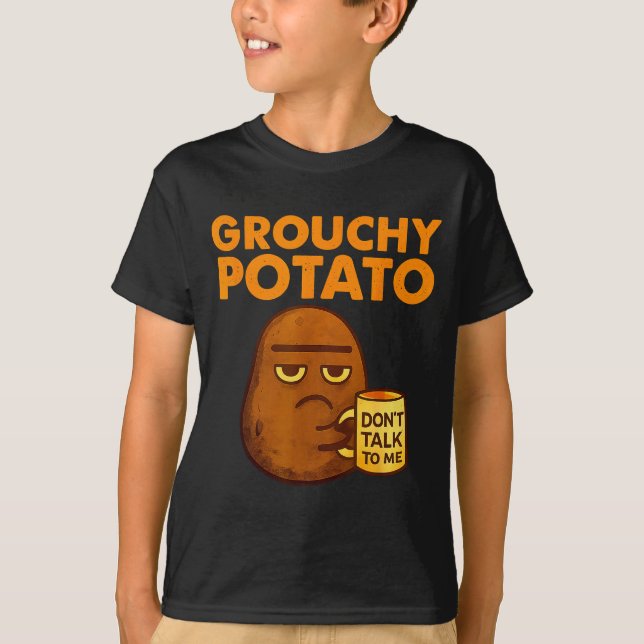 Camiseta Funny Couple Sweet Tato &amp; Grouchy Tato  (Anverso)