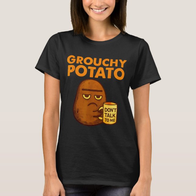 Camiseta Funny Couple Sweet Tato &amp; Grouchy Tato  (Anverso)