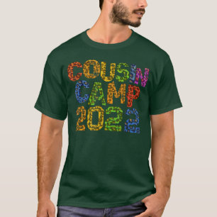 Camiseta Funny COUSIN CAMP Leopard Print Funny Grandma Gran