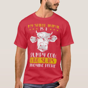 Camiseta Funny Cow Farm Farmer Mood