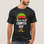 Camiseta Funny Crafty Elf Mating Family Group PJ Christma<br><div class="desc">Funny Crafty Elf Matching Family Group PJ Navidades</div>