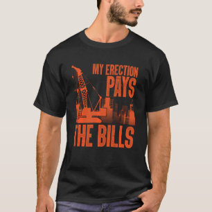 Camiseta Funny Crane Operator Art Men Dad Construcción Craw
