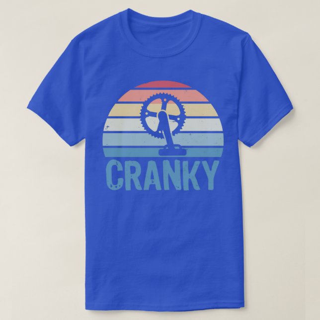 Camiseta Funny Cranky Cycling Gift for Cyclist (Diseño del anverso)