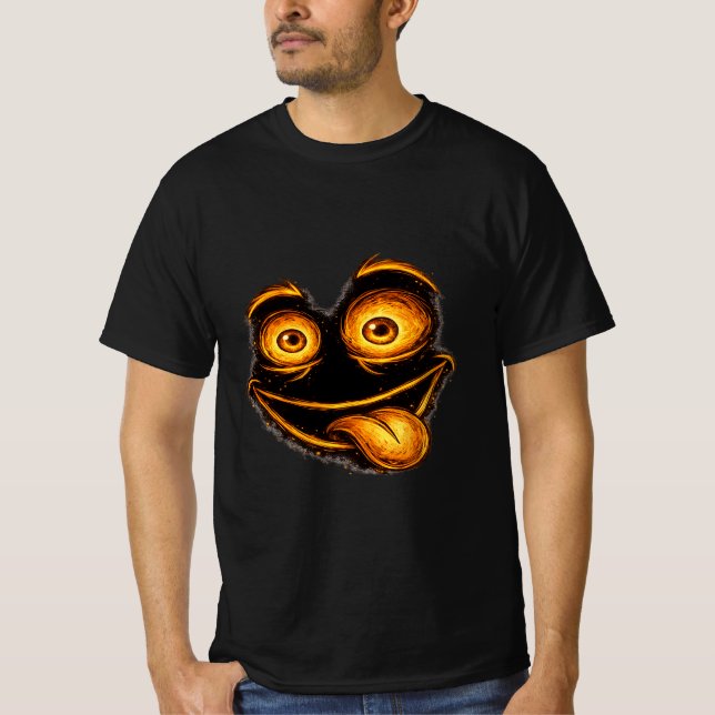 Camiseta Funny Crazy Face Graphic T-Shirt for Men (Anverso)