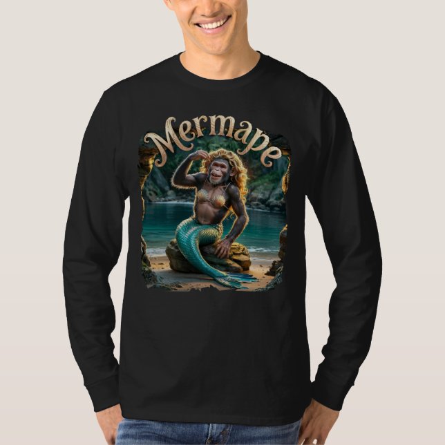 Camiseta Funny creacion de combo fotográfico de Mermape (Anverso)