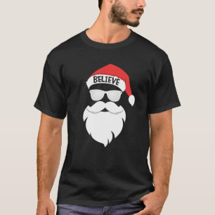 Camiseta Funny cree familia de niños de bigote blanco de Sa
