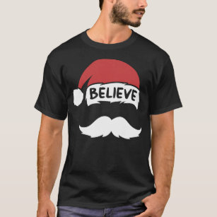 Camiseta Funny cree familia de niños de bigote blanco de Sa
