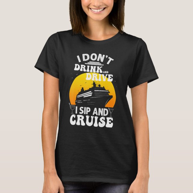 Camiseta Funny Cruise Design For Men Women Cruise Vacation  (Anverso)