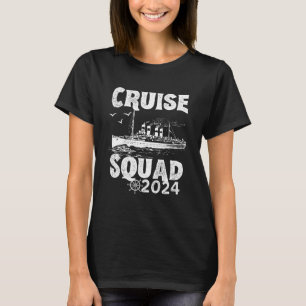 Camiseta Funny Cruise Squad 2024 - Vacation Vintage