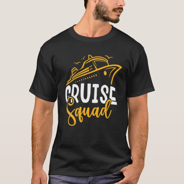 Camiseta Funny Cruise Squad Cruise Ship T Shirt (Anverso)