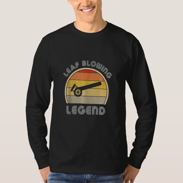 Camiseta Funny Cuidado de Césped Hombres Leaf Flor Legend P (Anverso)