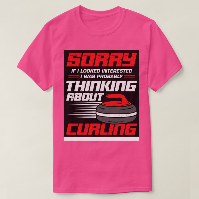 Camiseta Funny Curling Player Sport Curler Gift (Diseño del anverso)