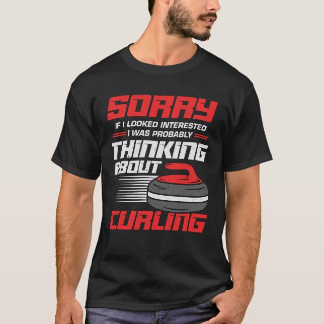 Camiseta Funny Curling Player Sport Curler Gift (Anverso)
