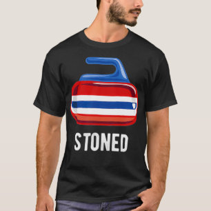 Camiseta Funny Curling Stoned Pun Curling Sweep Team Chiste