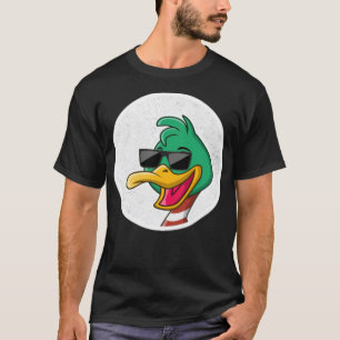 Camiseta Funny Cute Duck Cara de pato animal Pato de perro 
