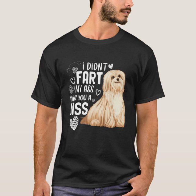 Camiseta Funny Cute Havanese Dog Don't Fart Puppy Lover (Anverso)