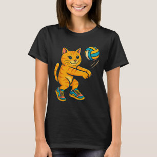 Camiseta Funny Cute jugador de voleibol Fan Tee Trainer T