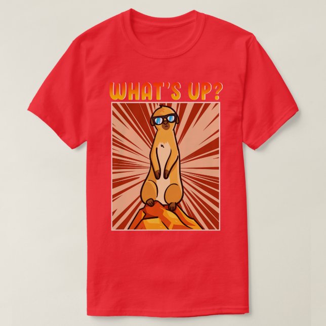 Camiseta Funny Cute Meerkat (Diseño del anverso)