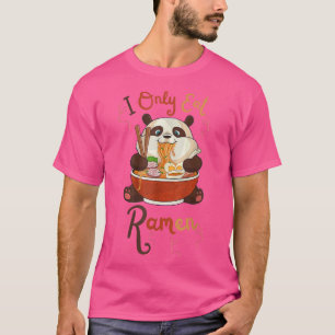 Camiseta FUNNY Cute Panda Ramen CITA GUAY Solo como Ramen