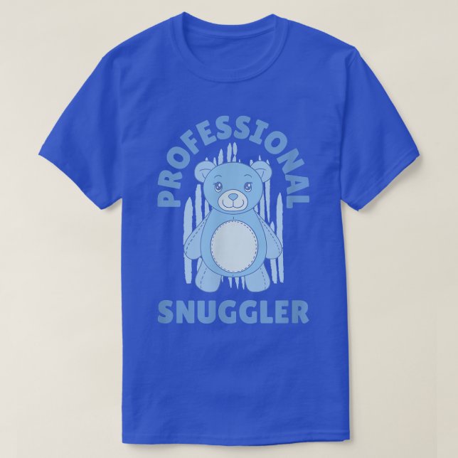 Camiseta Funny Cute Professional Snuggler Bear  (Diseño del anverso)