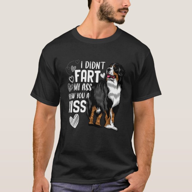Camiseta Funny Cute St. Bernard Dog Don't Fart Puppy Lover (Anverso)
