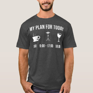 Camiseta Funny Cymbals Instrument Music My Plan For Today 7