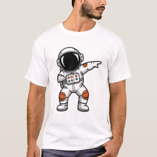 Camiseta Funny Dabbing Astronaut – Cool Space Cartoon