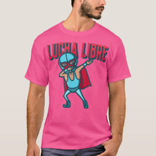Camiseta Funny Dabbing Meican Wrestler Luchador Lucha Libre