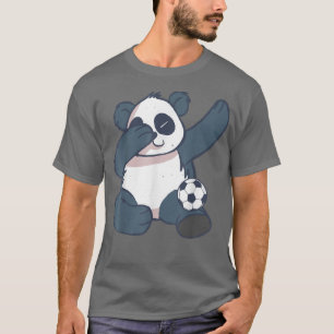 Camiseta Funny Dabbing Panda Bear Soccer Player Sport Enthu