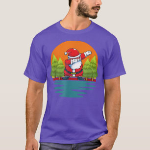 Camiseta Funny Dabbing Santa Merry Christmas Xmas Retro San