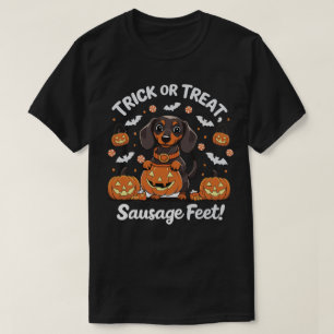 Camiseta Funny Dachshund Calabaza Halloween Costume Tee